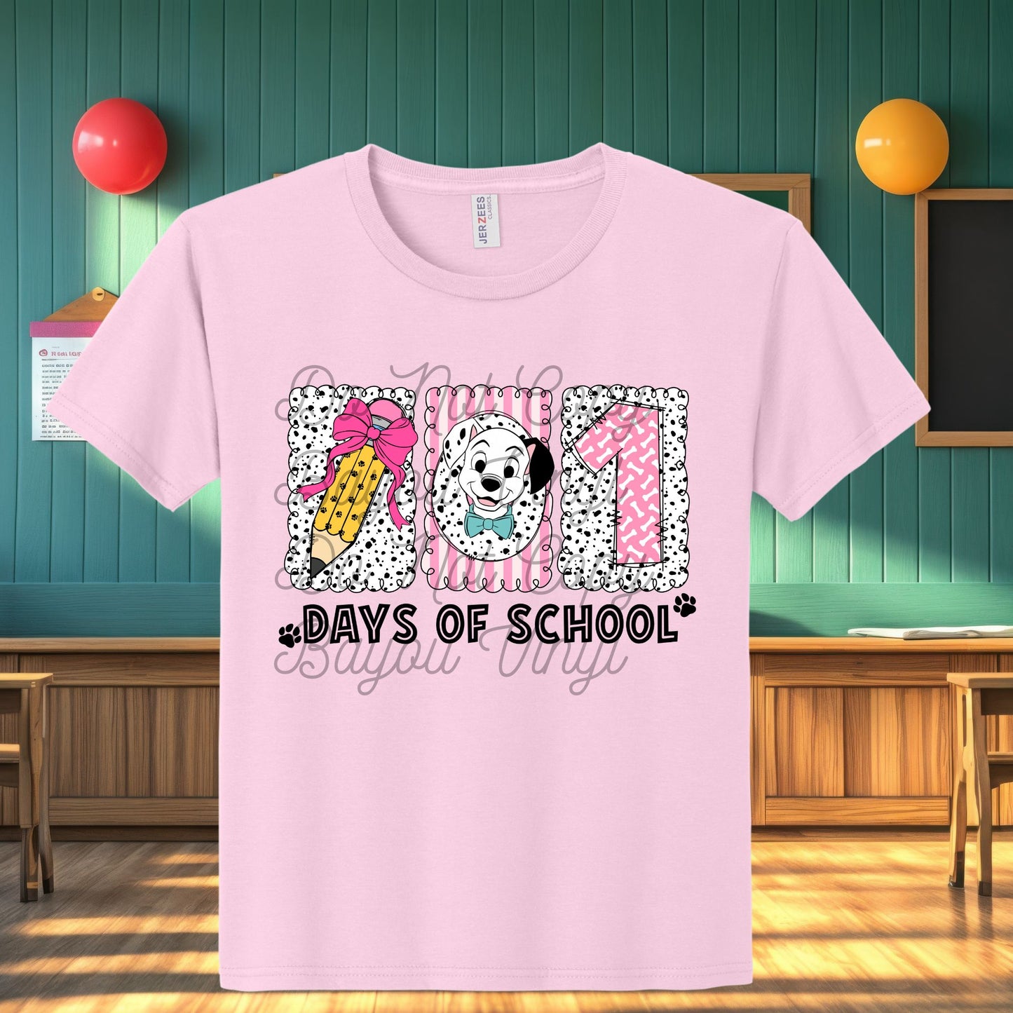 101 Days of School Preppy Stamp Tee