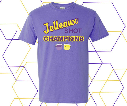 Jelleaux Shot Champions Graphic Tee