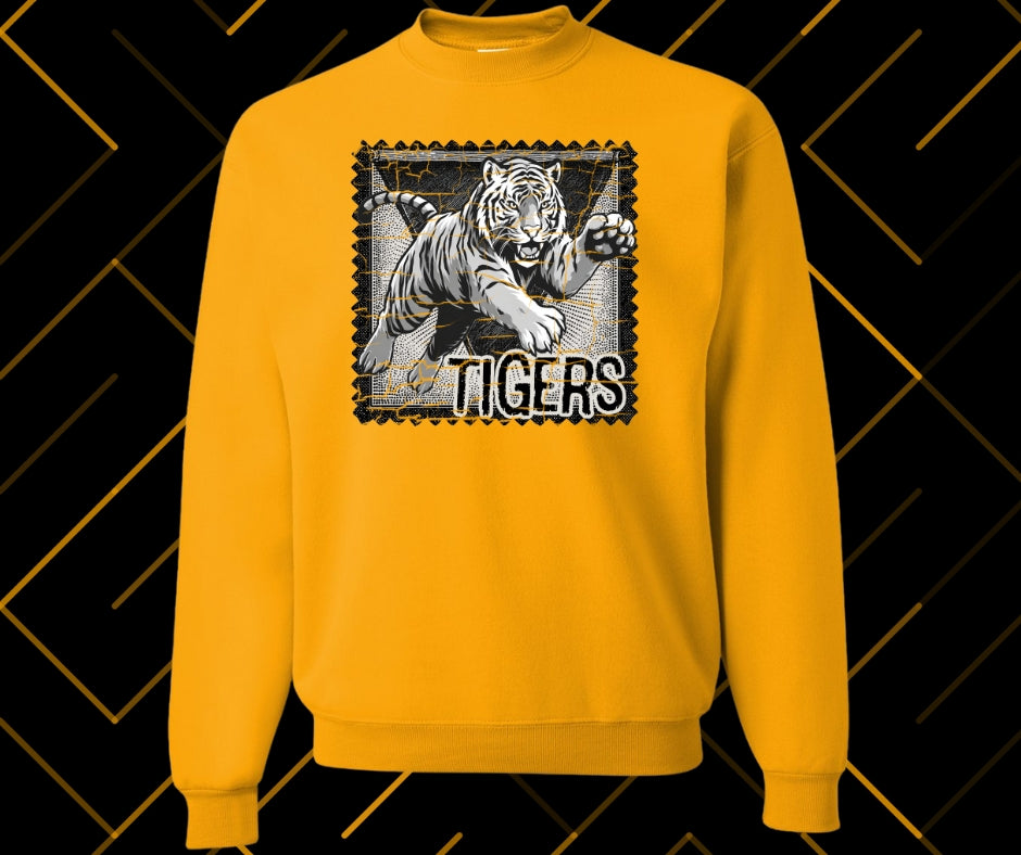 Tiger Stamp Graphic Tee & Sweatshirt