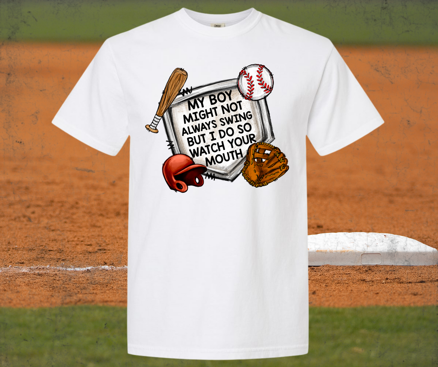 My boy might not always swing but I do DTF Transfer