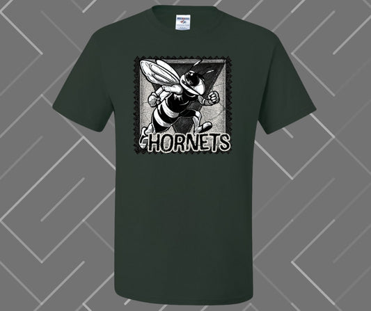 Hornets Stamp Graphic Tee & Sweatshirt