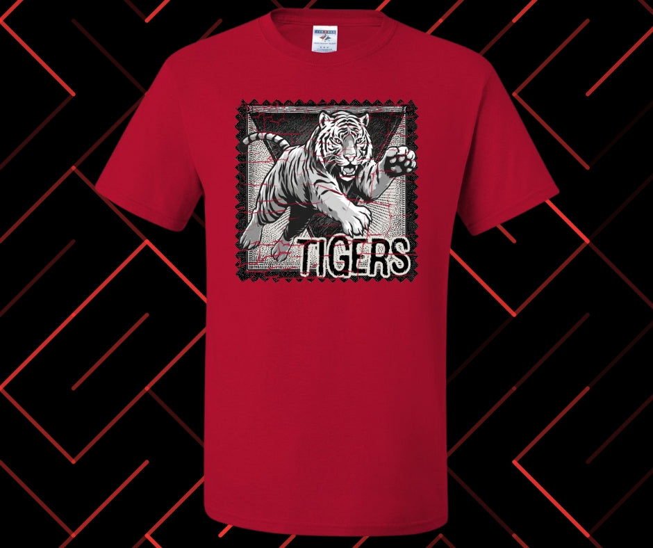 Tiger Stamp Graphic Tee & Sweatshirt