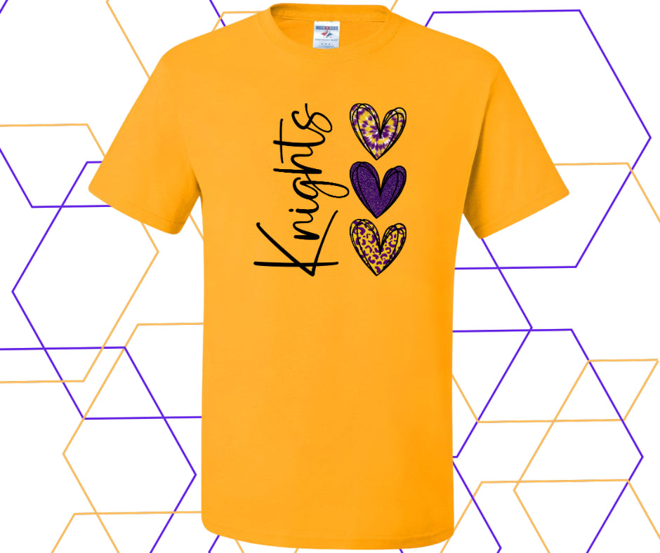 Knights Heart Graphic Tee