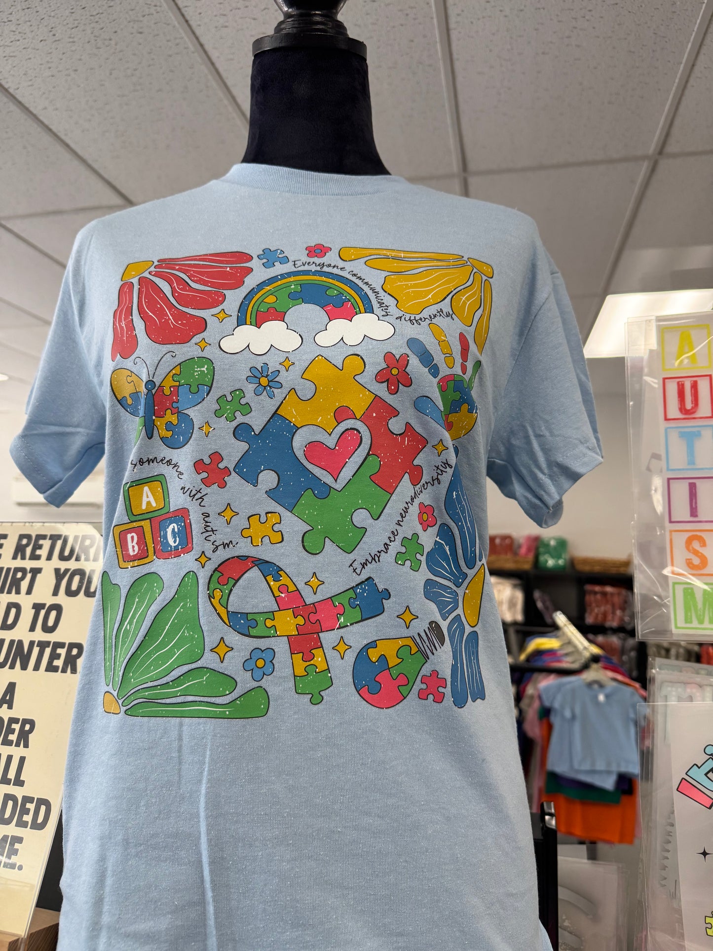 Autism assorted tee sale
