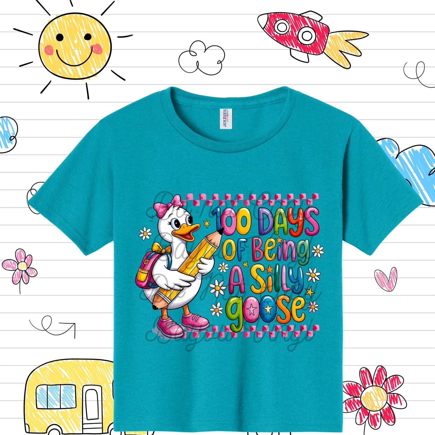 100 Days of Being a Silly Goose Tee