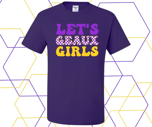 Let's Geaux Girls Graphic Tee