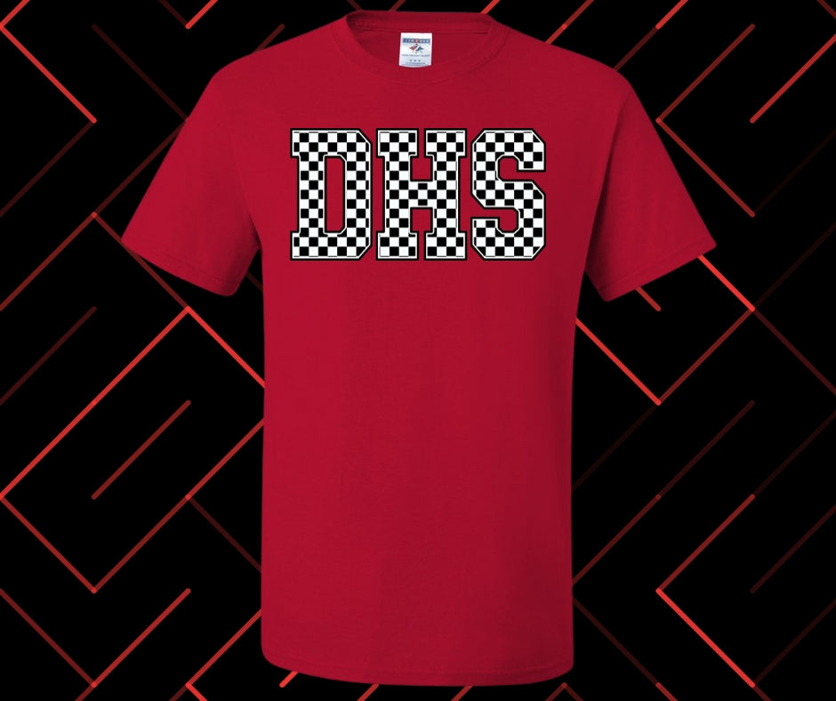 DHS (DeQuincy) Checker Graphic Tee