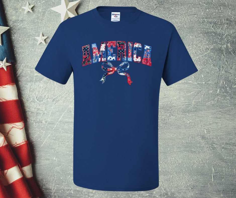 America Patchwork Graphic Tee