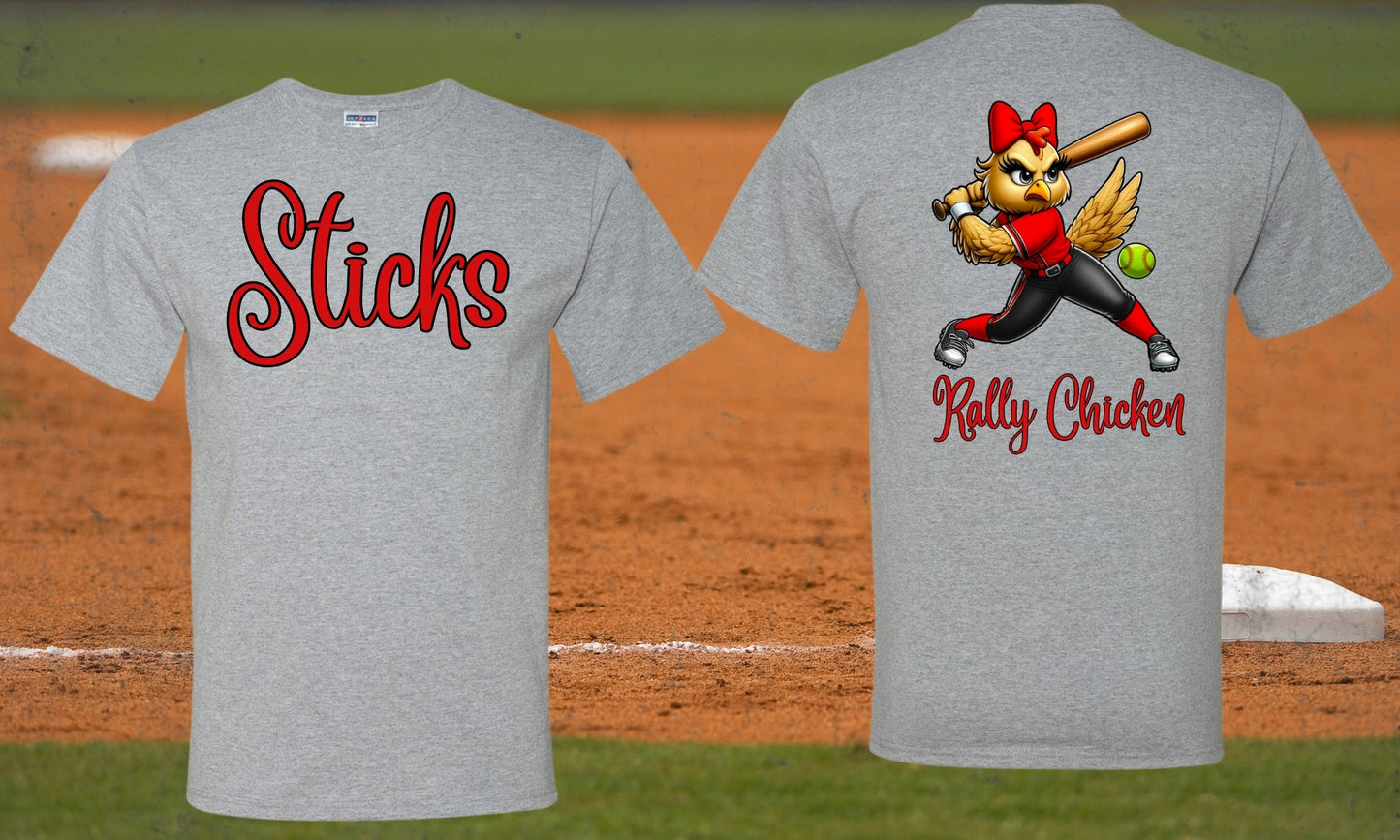 Sticks Rally Chicken Graphic Tee