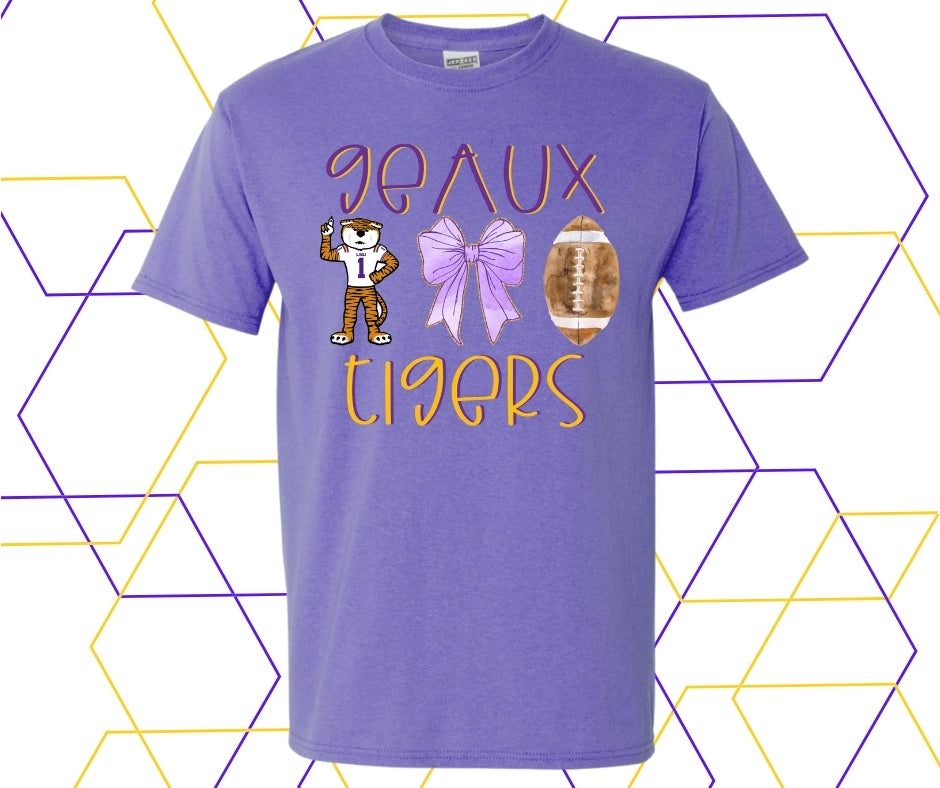 Geaux Tigers Football Graphic Tee