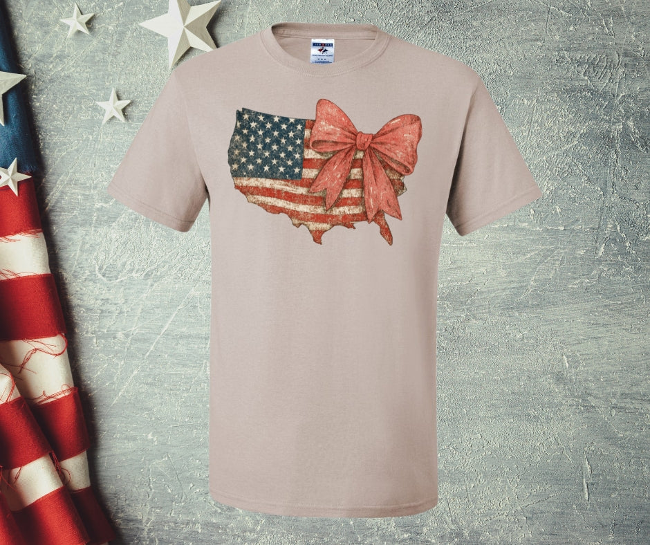 USA Bow Graphic Tee