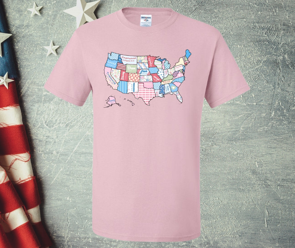 Preppy USA Graphic Tee