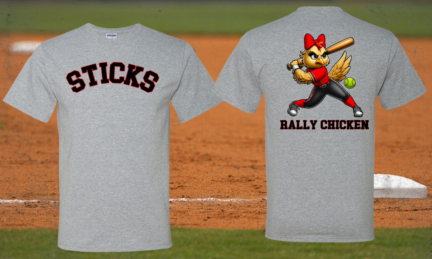 Sticks Rally Chicken Graphic Tee
