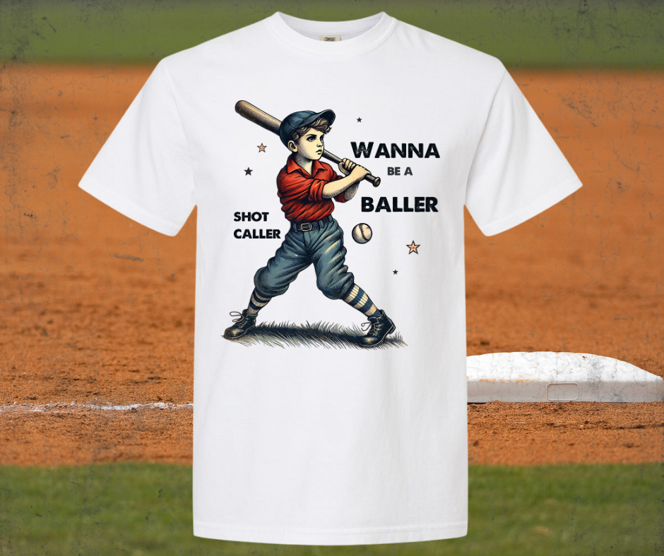 Wanna be a baller vintage DTF Transfer