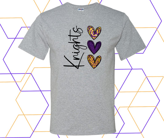 Knights Heart Graphic Tee