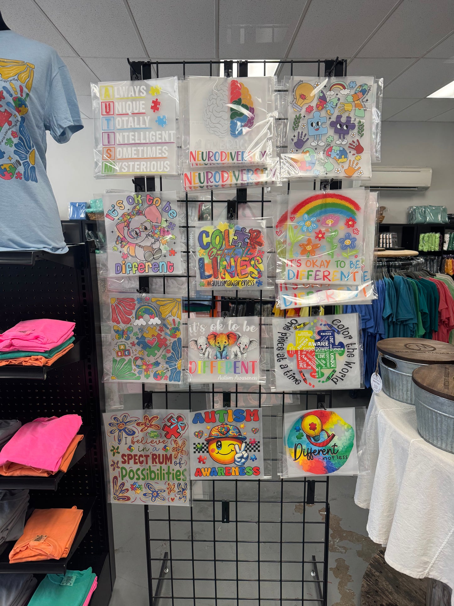 Autism assorted tee sale