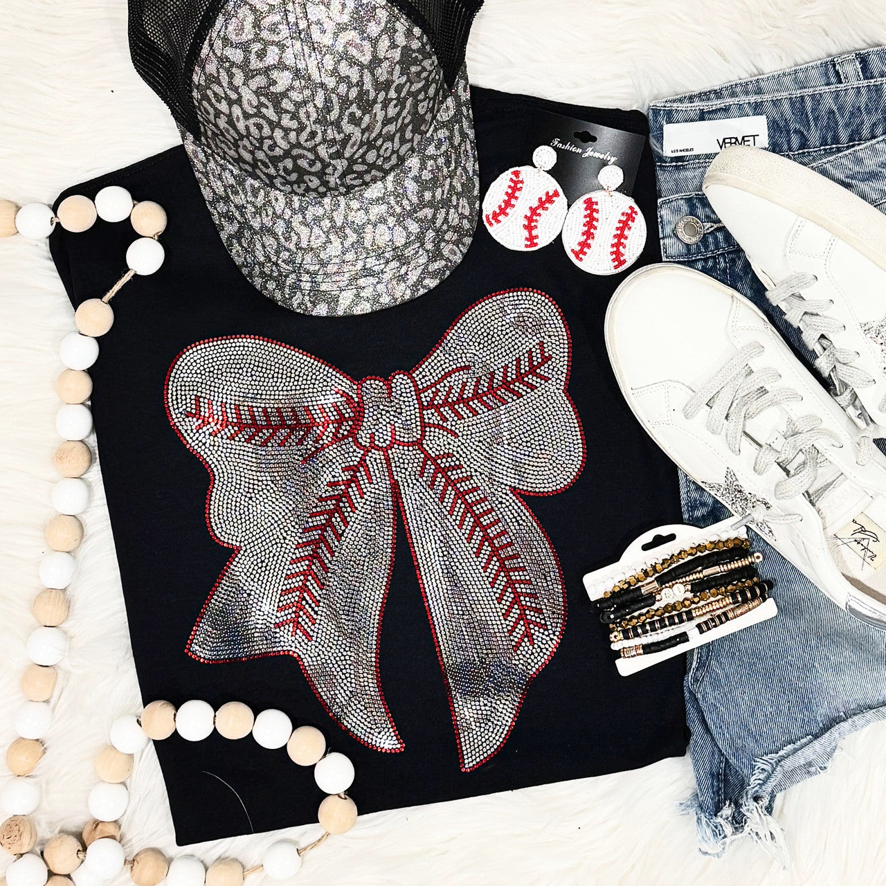 Sparkly Baseball Tee