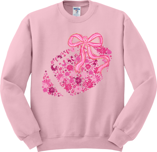 Floral Coquette Pink Football