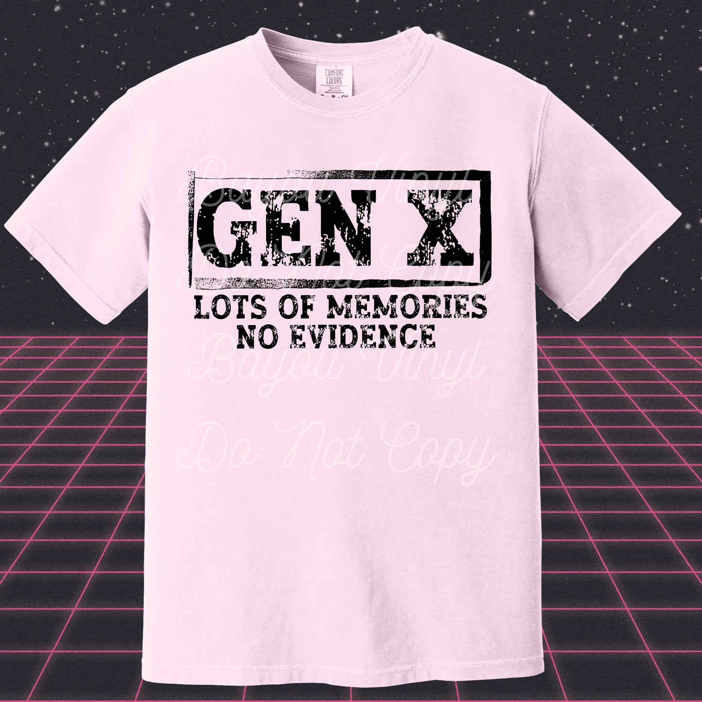 Gen X No Evidence Tee