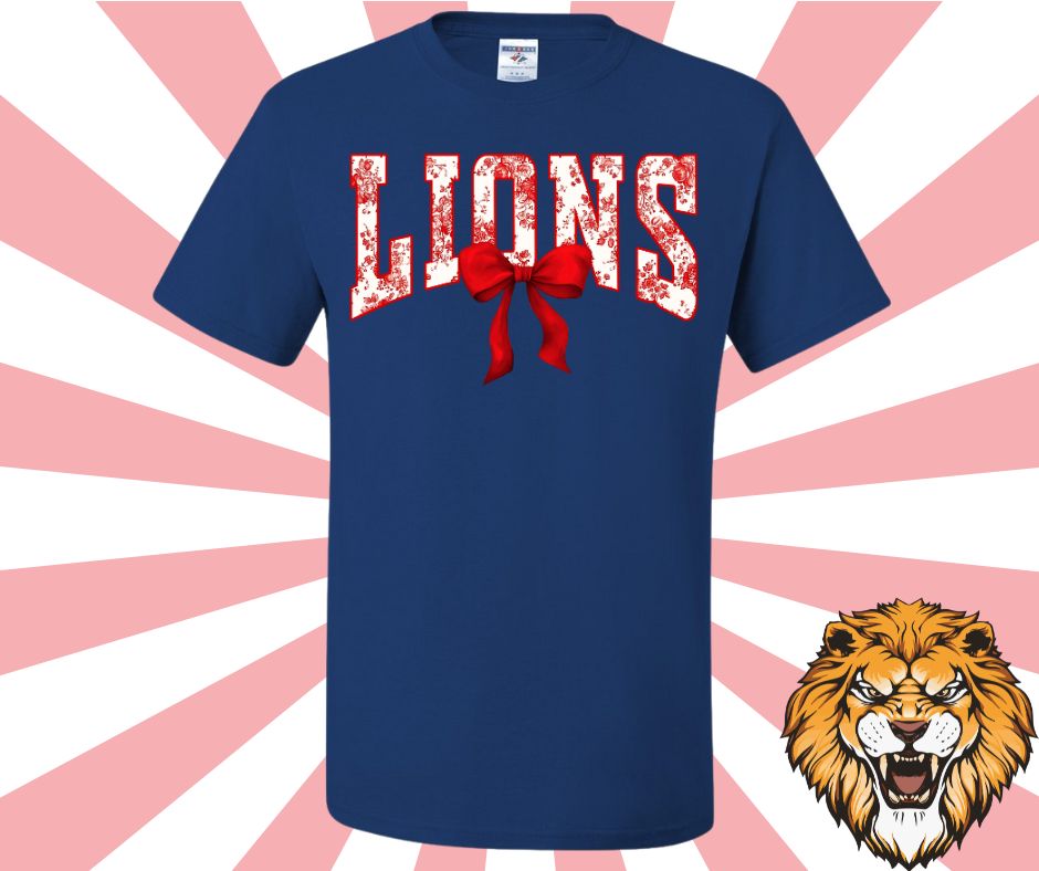 Blue and Red Lions