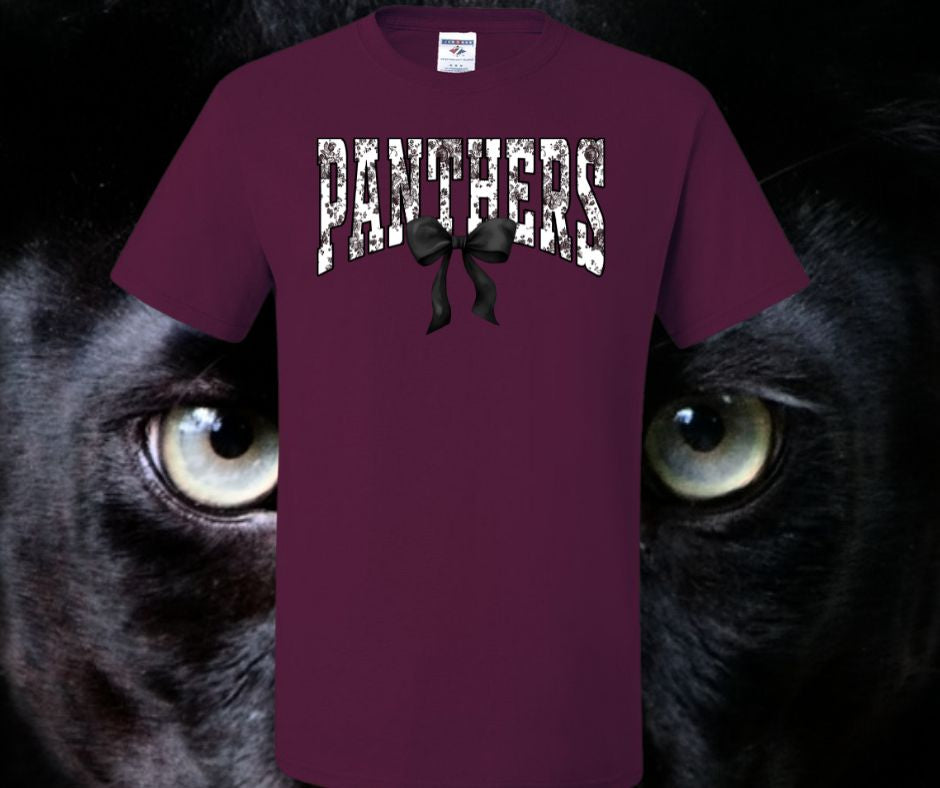 Maroon and black panthers