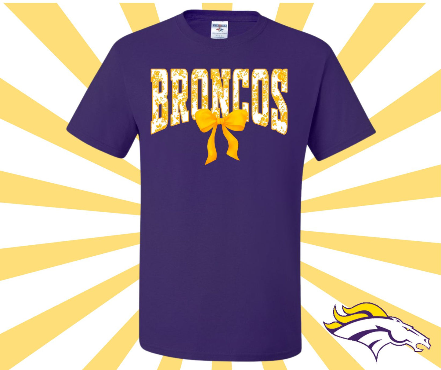 Broncos Purple and Gold