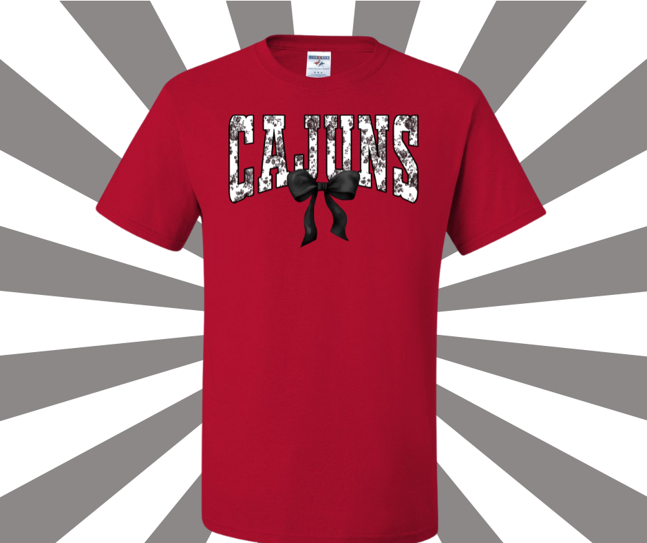 Cajuns Red Tee
