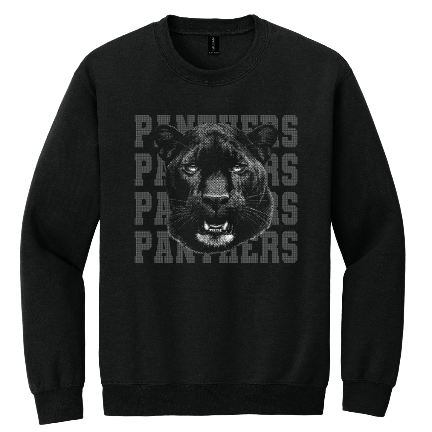 Halftone Mascot Panthers
