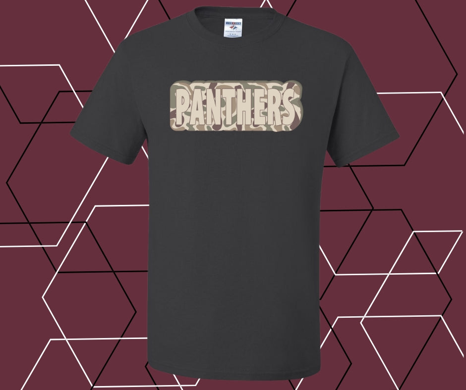 Panthers Bubble Camo Graphic Tee