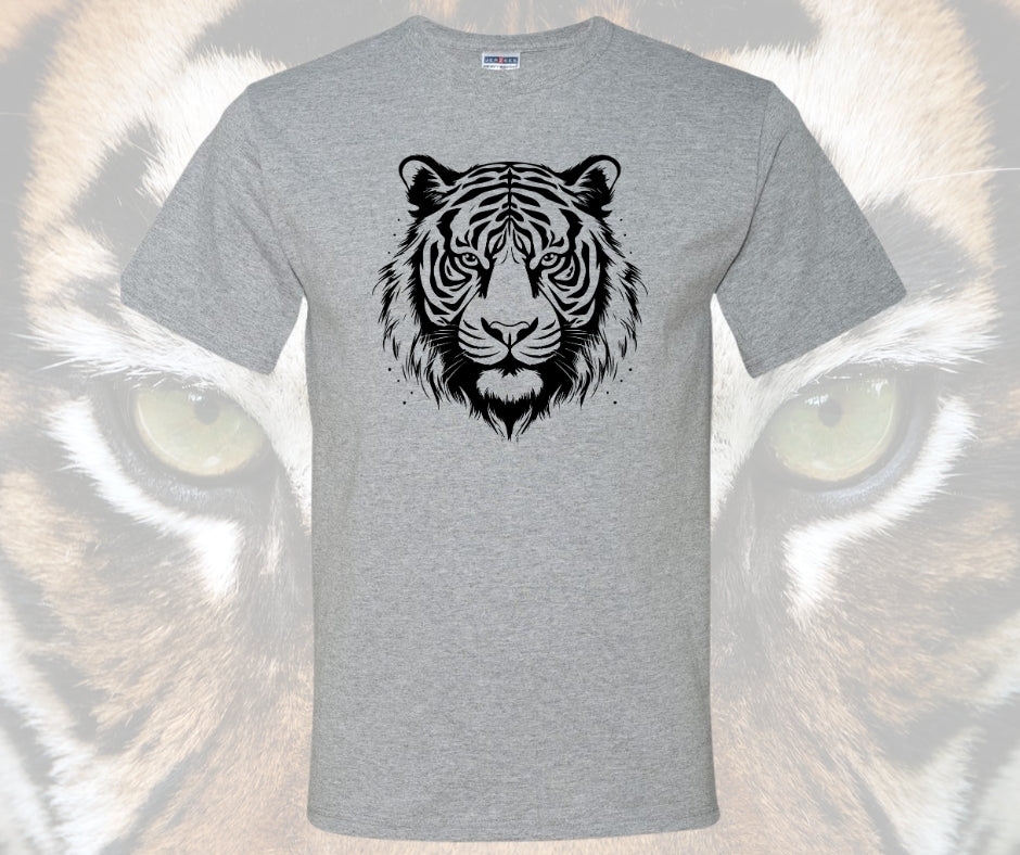 Basic Tiger head Graphic Tee