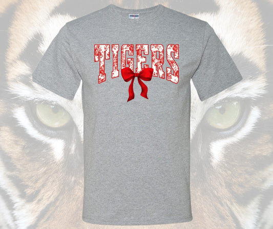 Tigers Coquette Bow Tshirt