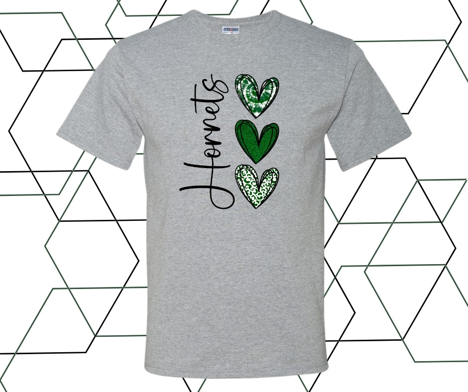 Hornets Love Green Graphic Tee