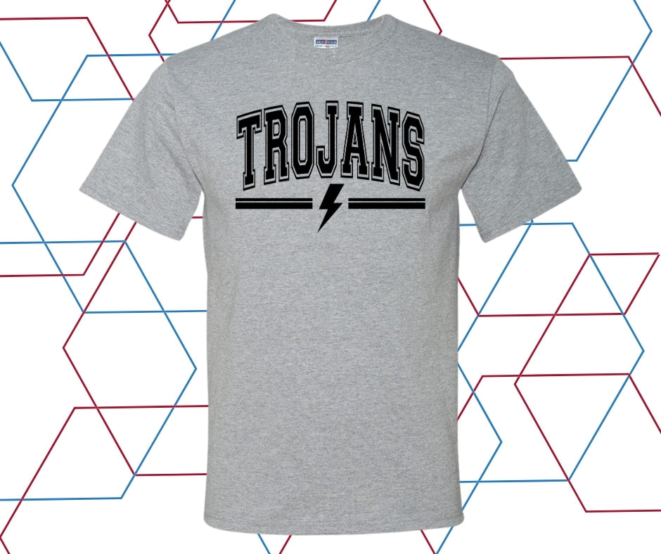 Trojans Lightning Bolt Graphic Tee
