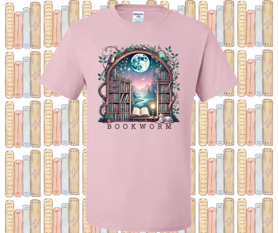Bookworm Library Graphic Tee