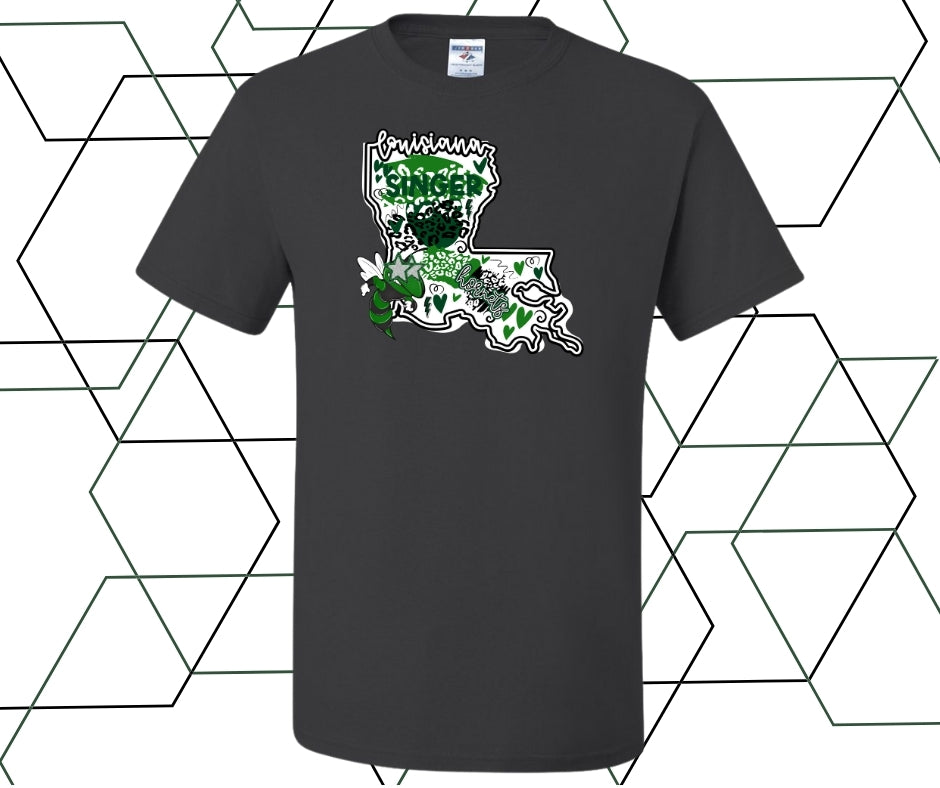 Singer Hornets Louisiana Graphic Tee