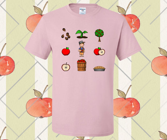 Johnny Appleseed Collage Graphic Tee