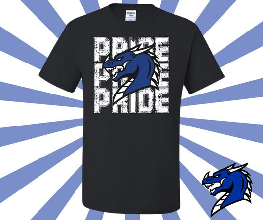 Dragons Pride Distressed Graphic Tee