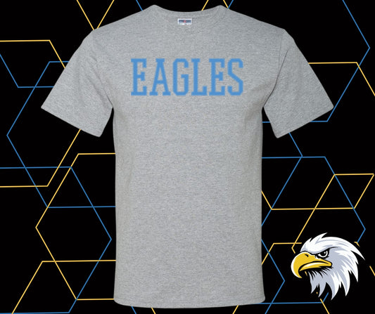 Eagles Stitch Blue Graphic Tee