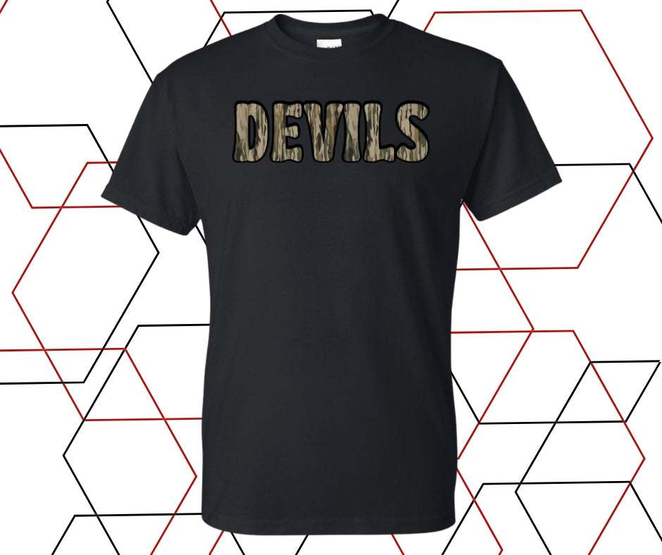 Devils Bottomland Camo Graphic Tee