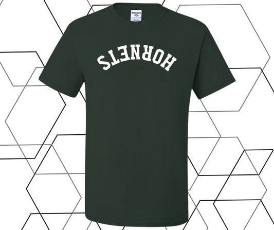 Hornets Upside Down Curve Graphic