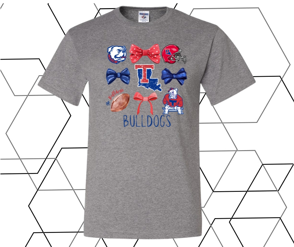 Bulldogs Collage Graphic Tee