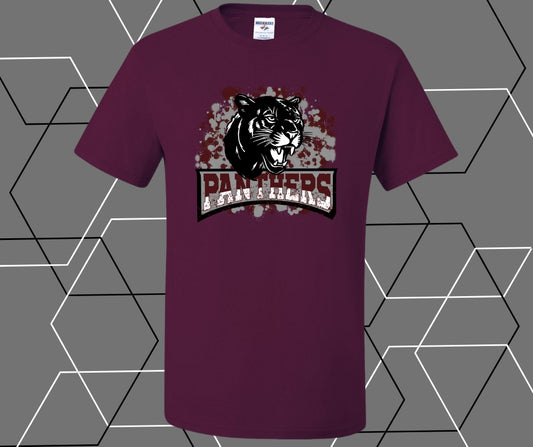 Panthers Watercolor Graphic Tee