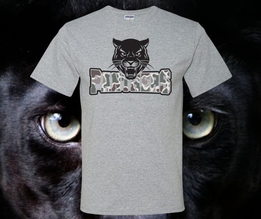 Panthers Camo/Black Graphic Tee