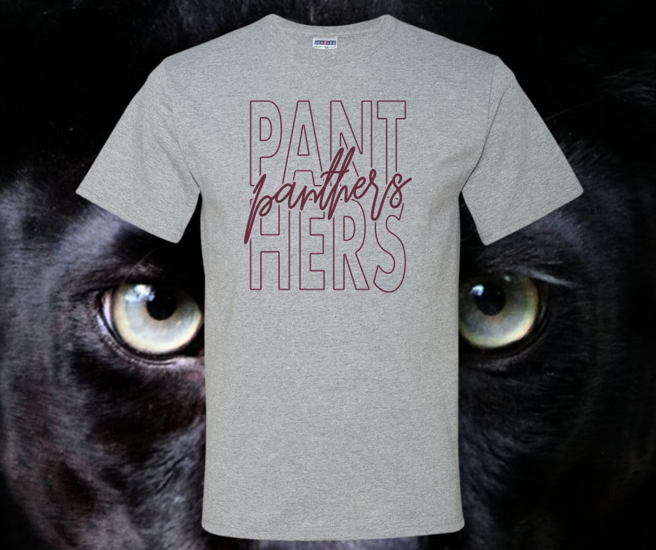 Panthers Block Graphic Tee