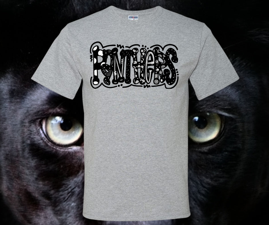 Panthers Doodle Graphic Tee