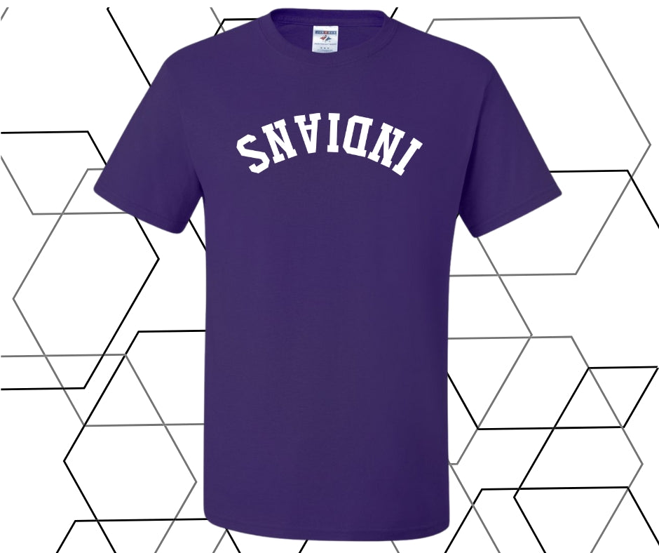Indians Upside Down Curve Graphic Tee