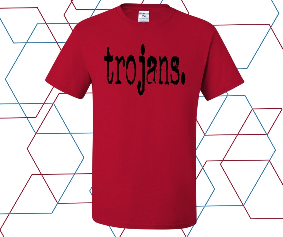 Trojans Minimalist Graphic Tee