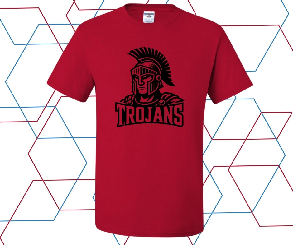 Trojans Mascot Graphic Tee