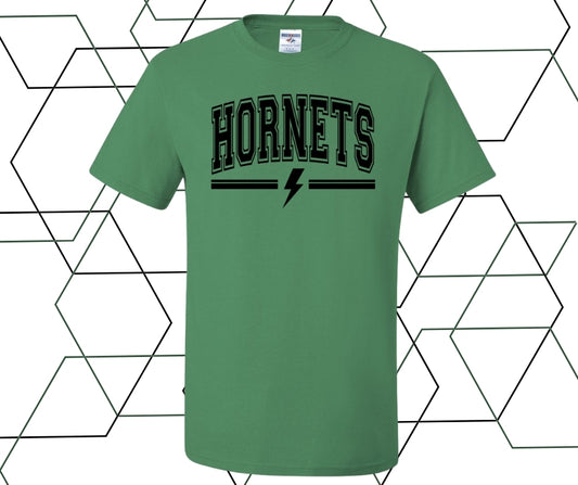 Hornets Basic Lightning Bolt Graphic Tee