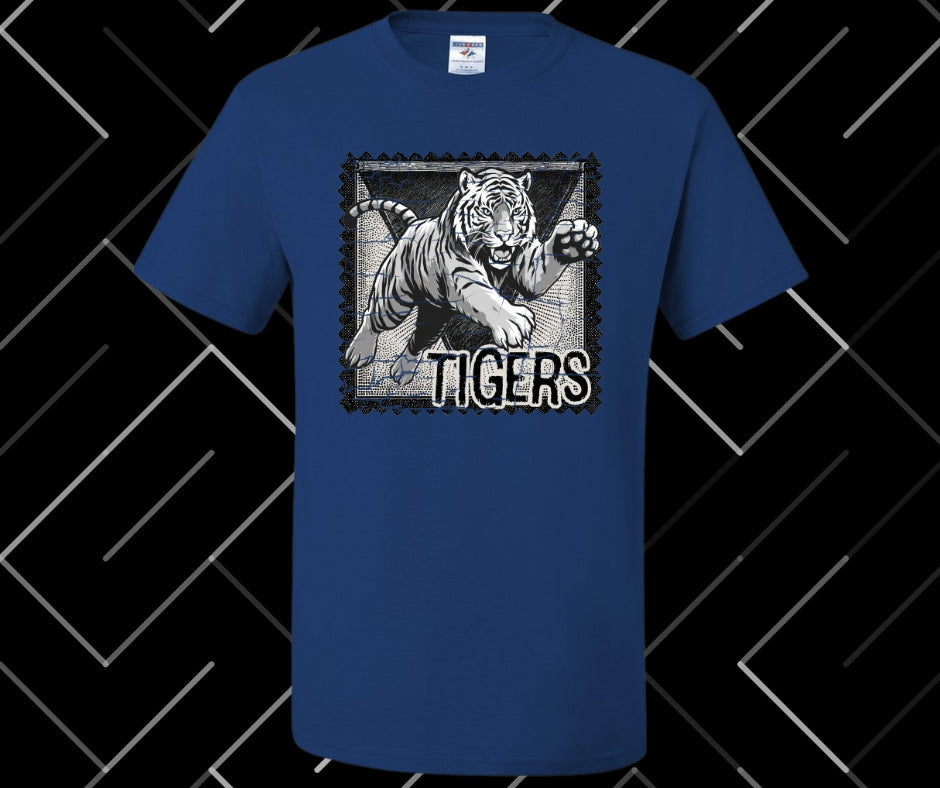 Tiger Stamp Graphic Tee & Sweatshirt